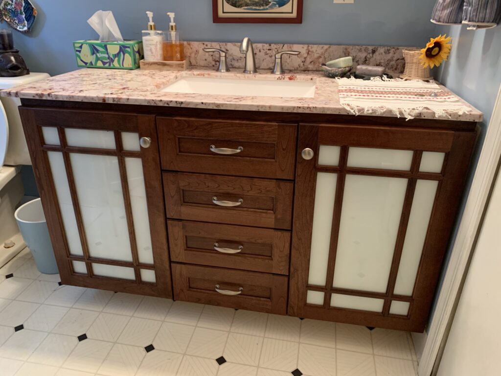 Custom vanity build