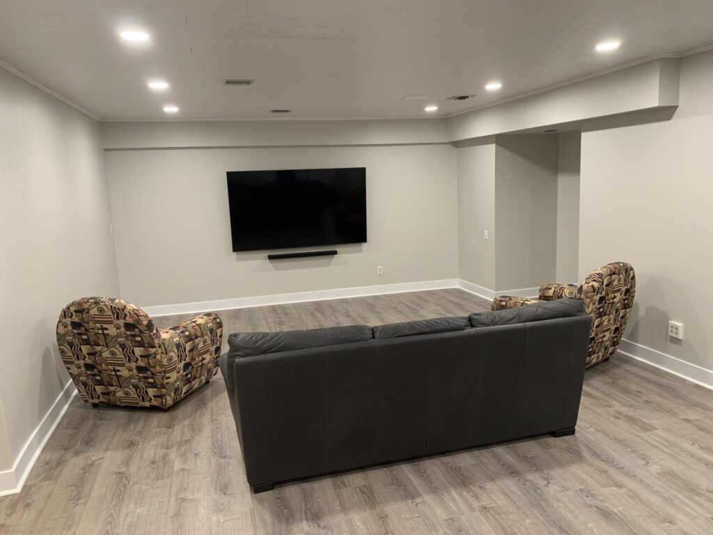 Family room remodel